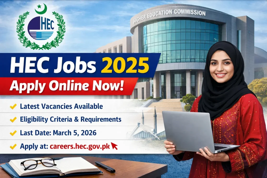 HEC Jobs 2025 Apply Online Now Latest Higher Education Commission Vacancies