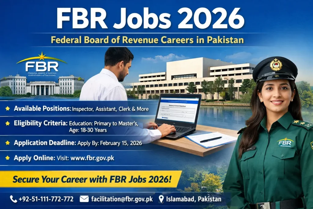 FBR Jobs 2026