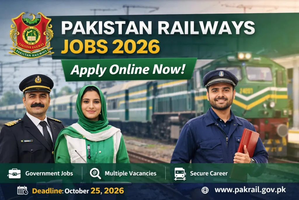 Pakistan Railways Jobs 2026 Apply Online Now for Latest Government Careers